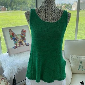 Beautiful green sweater tank